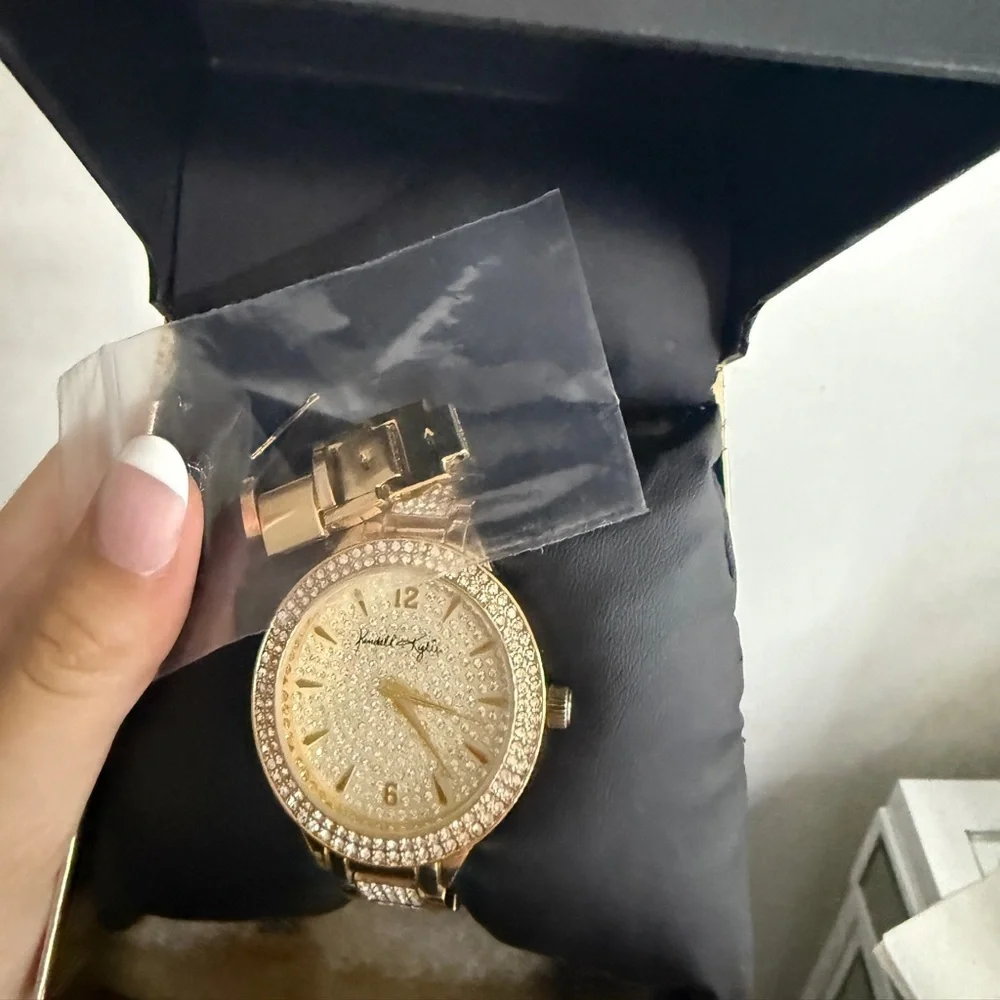 Kendall & Kylie Sparkling Gold Watch